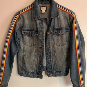 Forever 21 denim jacket kids XL